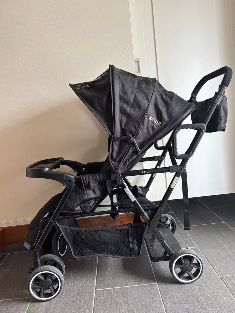 バンビ　《人気カラー》ブラック　2人でゴー　KATOJI ２人乗り