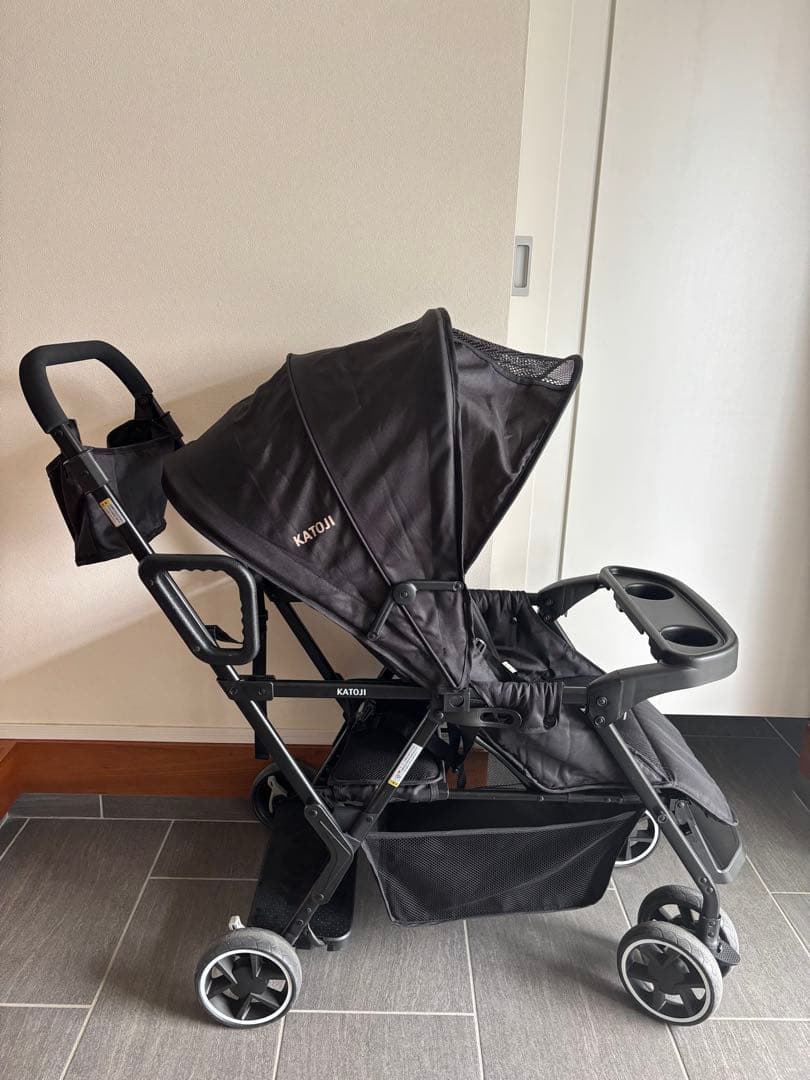 バンビ　《人気カラー》ブラック　2人でゴー　KATOJI ２人乗り