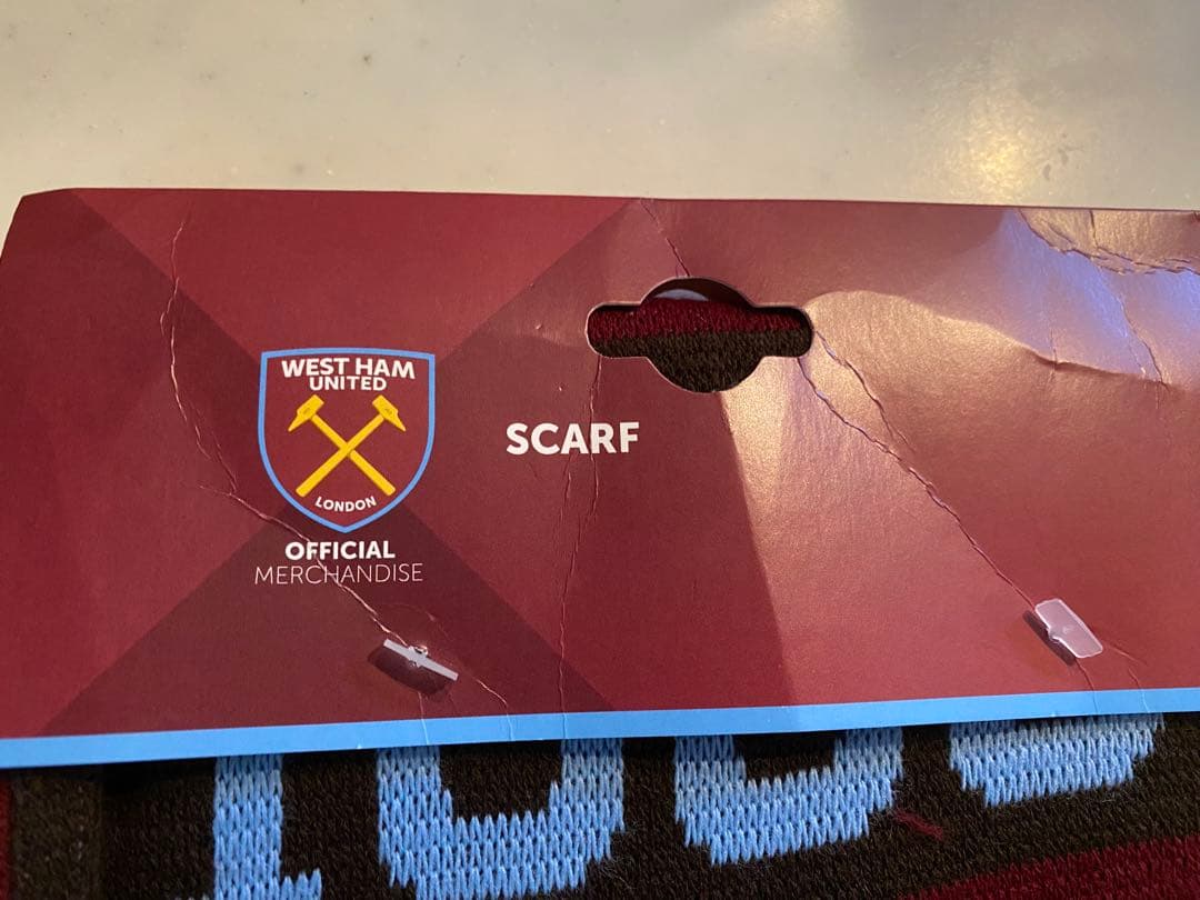 ウエストハム サッカーマフラー 田中シェンWest Ham United - メルカリ