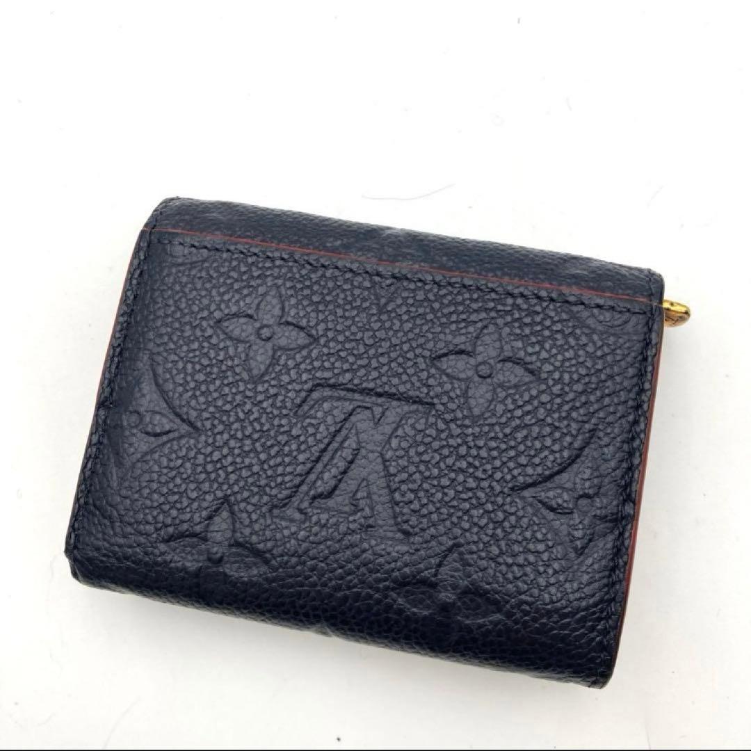 ルイヴィトン ポルトフォイユゾエ アンプラント 三つ折り財布 マリーヌ