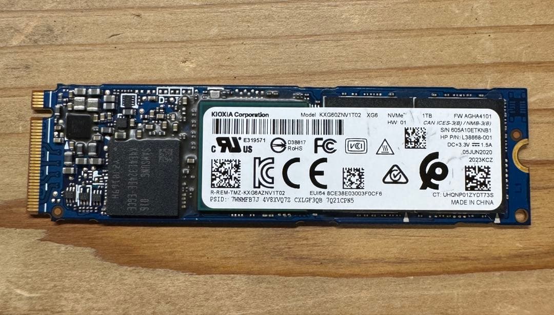 KIOXIA NVMe SSD 1TB（KXG60ZNV1T02）M.2 Amazon.com: Kioxia 1TB SSD XG6 M.2 2280 PCIe Gen3 x4 NVMe
