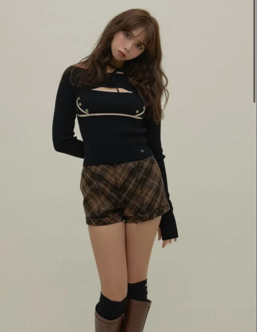 R*様 早い者勝ち♡ andmary Elf button knit tops ANDMARY】Elf button knit tops