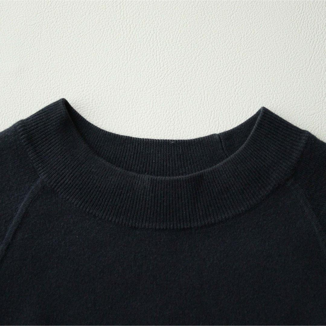 5444【美品】キャバン クルーネックニット ラグランスリーブ コットン