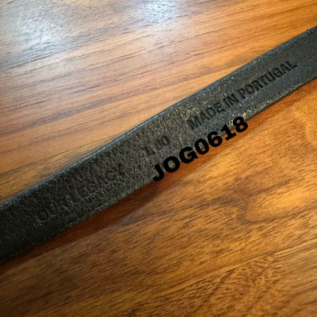 モーガン蔵人着用 our legacy ブラック レザー ベルト 80 - メルカリ