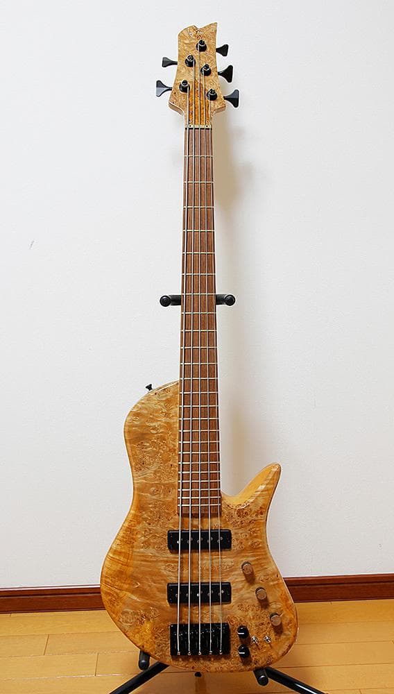 個人工房製　オリジナル5弦ベース FUJIGEN NJB100MBAHV/01 VNT 5弦エレキベース ヴィンテージナチュラル