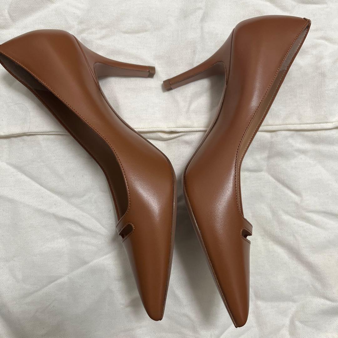新品・未使用)PELLICO ブラウン ハイヒール ポインテッドトゥ - メルカリ