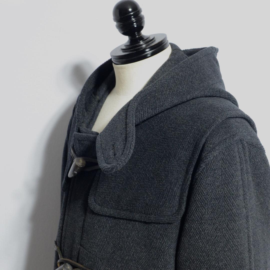 超極上品 ムーアブルック ダッフルコート ブロンプトン Hグレー 36