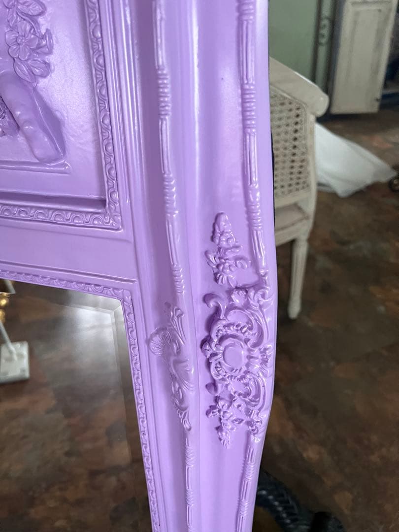 SALE!天使がついた大きな鏡＊ゴシック＊リメイクにも