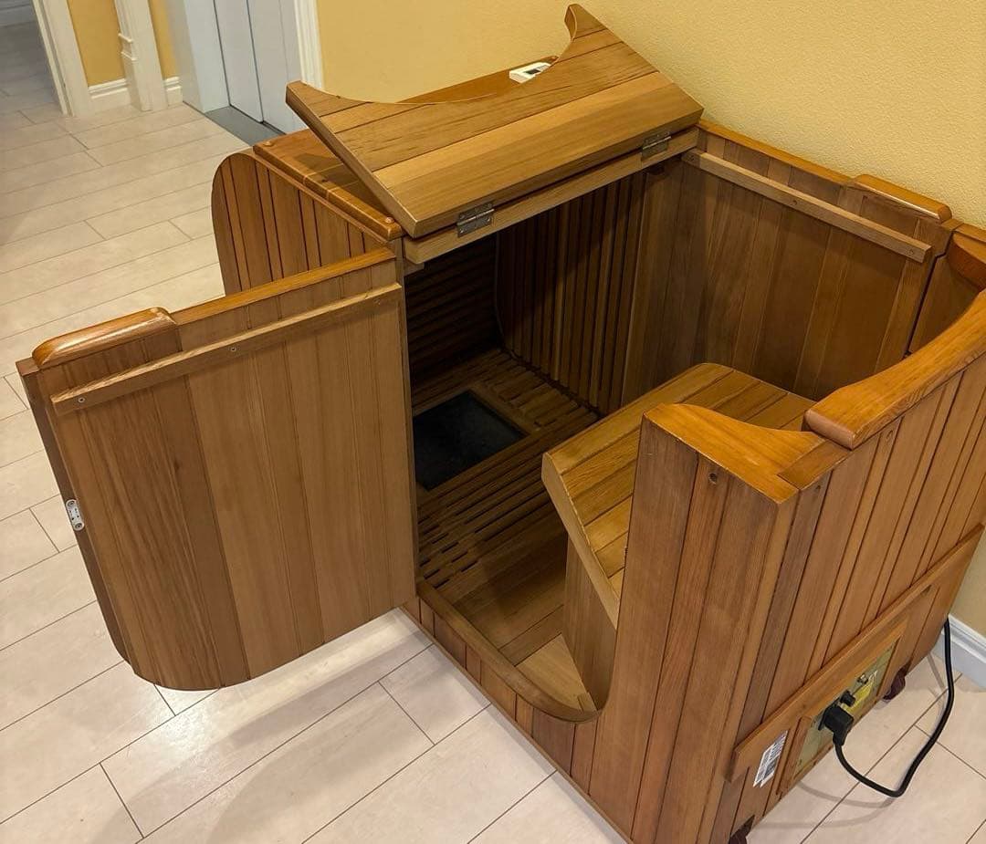 Healthria ハーフスパ HM-S-1 遠赤外線半身浴ホームサウナ - メルカリ