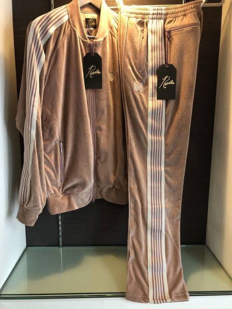 Needles】 ベロア セットアップ ベージュ ワイザー着用 - メルカリ