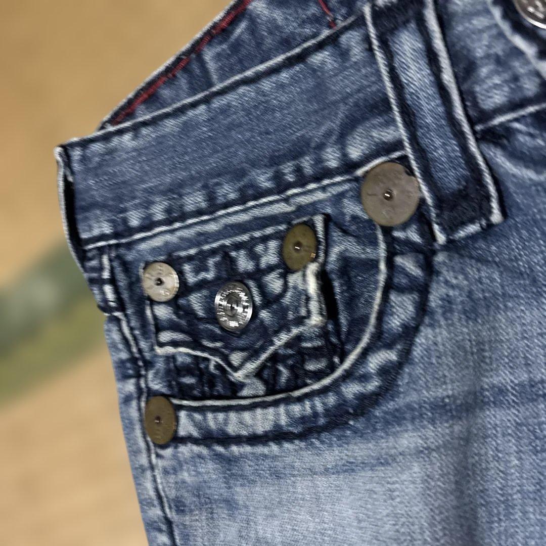 io着用 true religion 太ステッチ デニム 激レア 大人気商品 - メルカリ