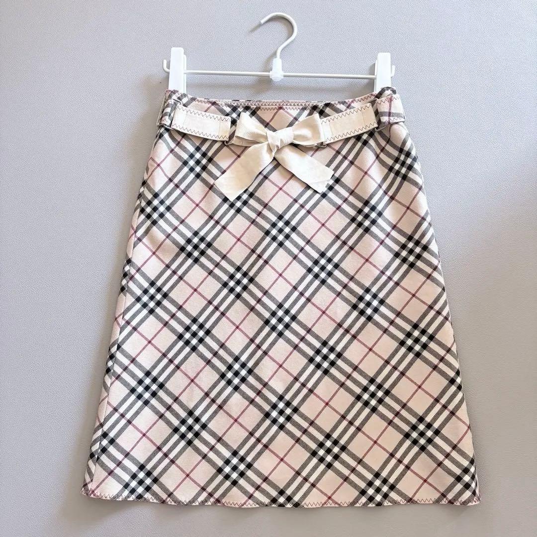 美品【BURBERRY LONDON】 ブルーレーベル スカート ノバチェック ✨美品✨BURBERRY ブルーレーベル ノバチェックスカート36 - メルカリ
