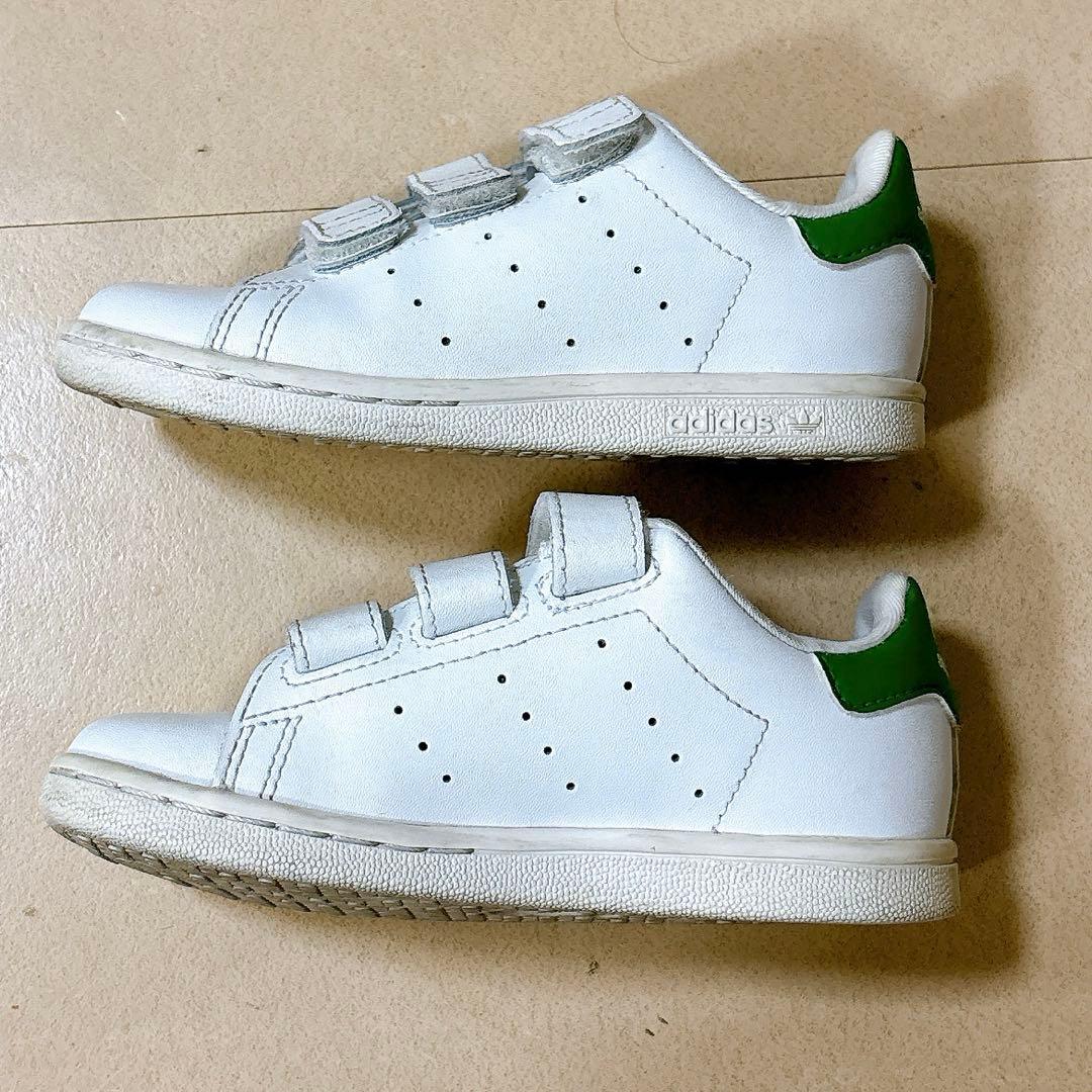 adidas stan Smith ホワイト ベルクロ 16.0㎝ - メルカリ