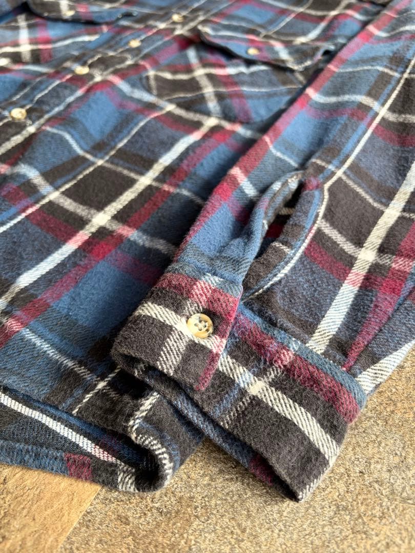 90s FIVE BROTHER ファイブブラザー ヘビーネルシャツ M USA - メルカリ