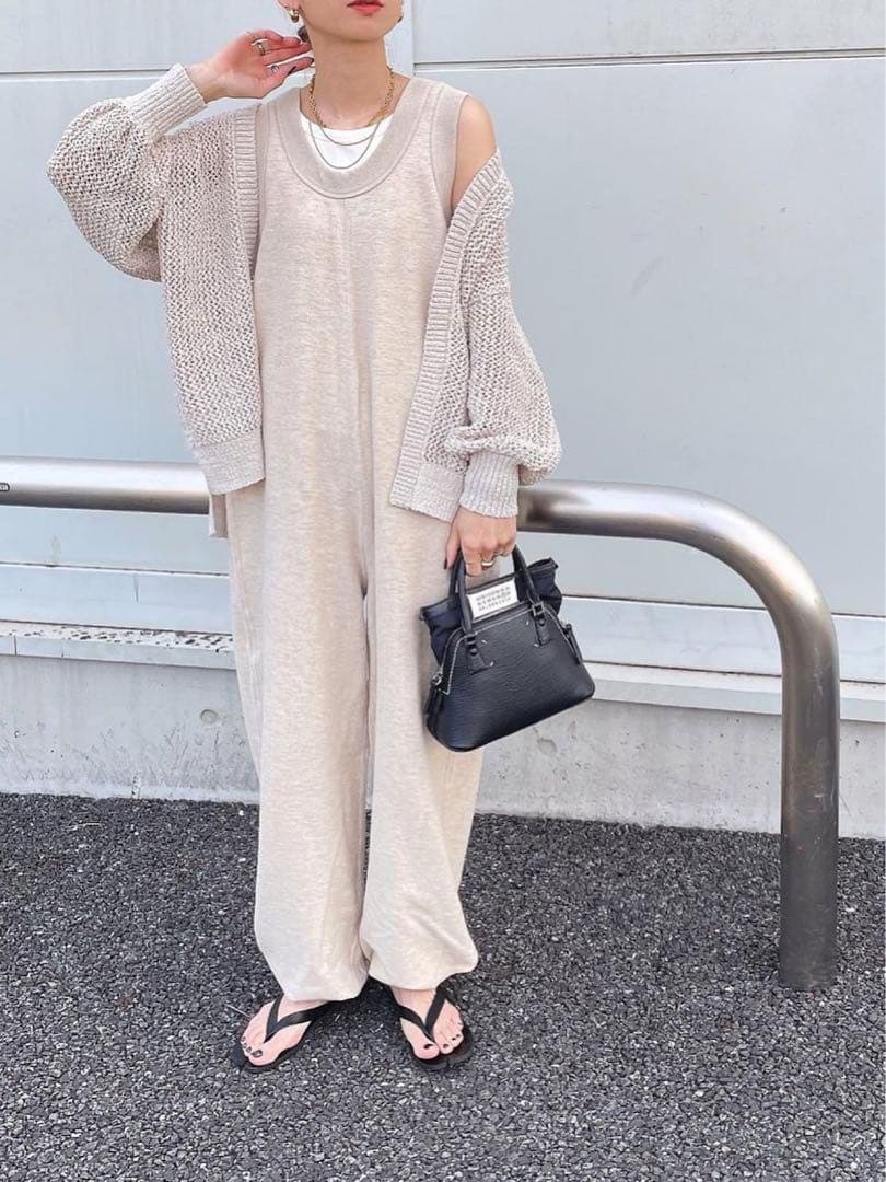 sonさん着用♡ コットンリネンラフコンビネゾン トゥデイフル ベージュ