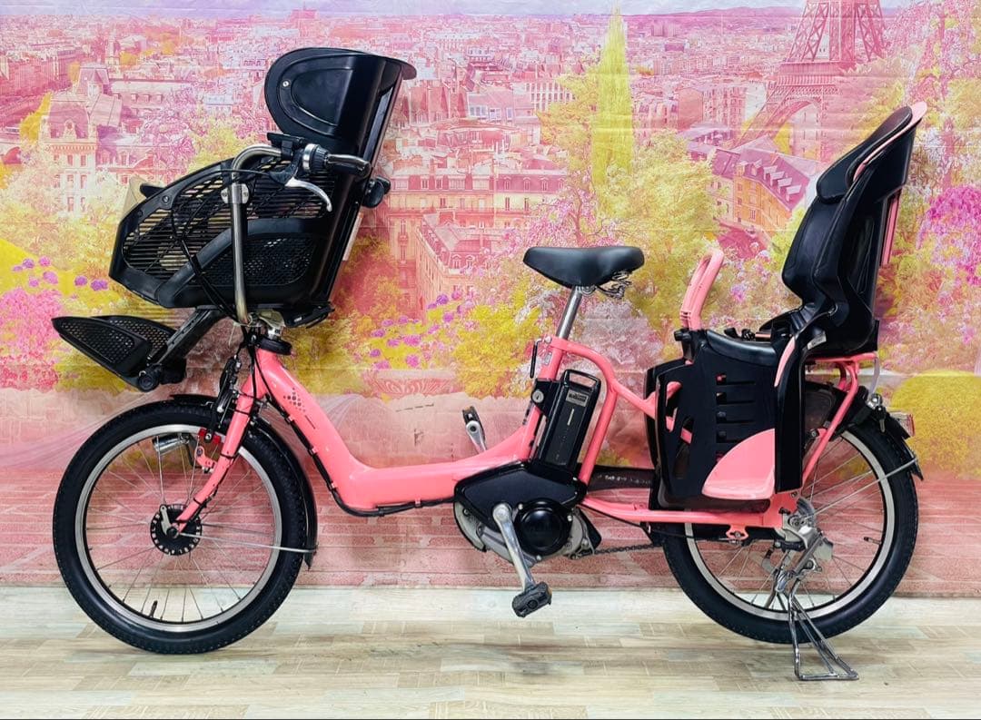 ZK3465 電動自転車 ブリヂストン アンジェリーノ 子供乗せ 20インチ