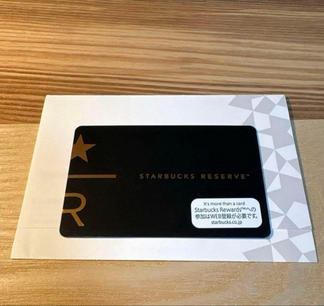 スタバ カード リザーブ プラスチック素材 PIN未削り スターバックス