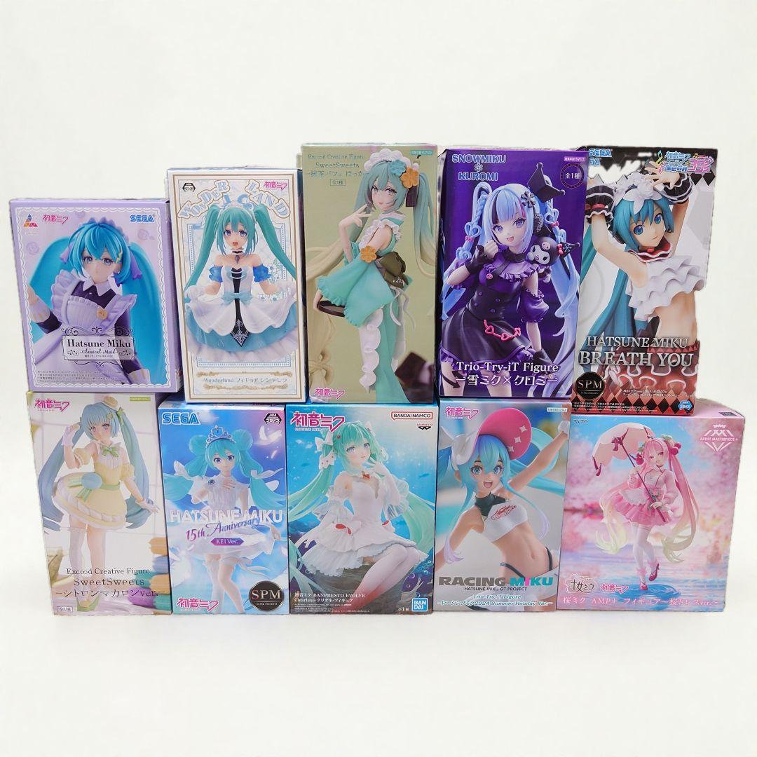 未開封】 初音ミク フィギュア 10点セット まとめ売り