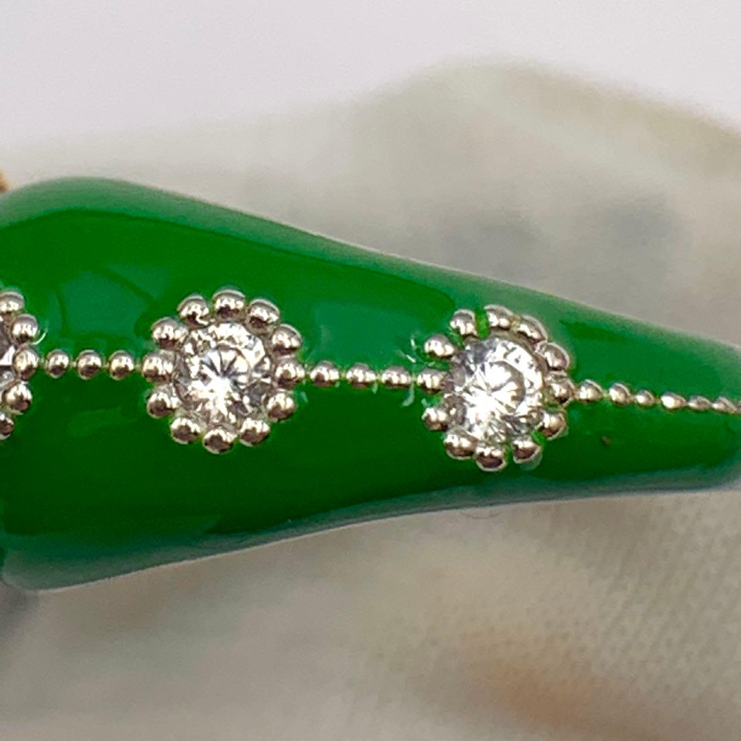 PV950/PD/K18 メノウ ダイヤモンドリング 6.0g 21号　21号