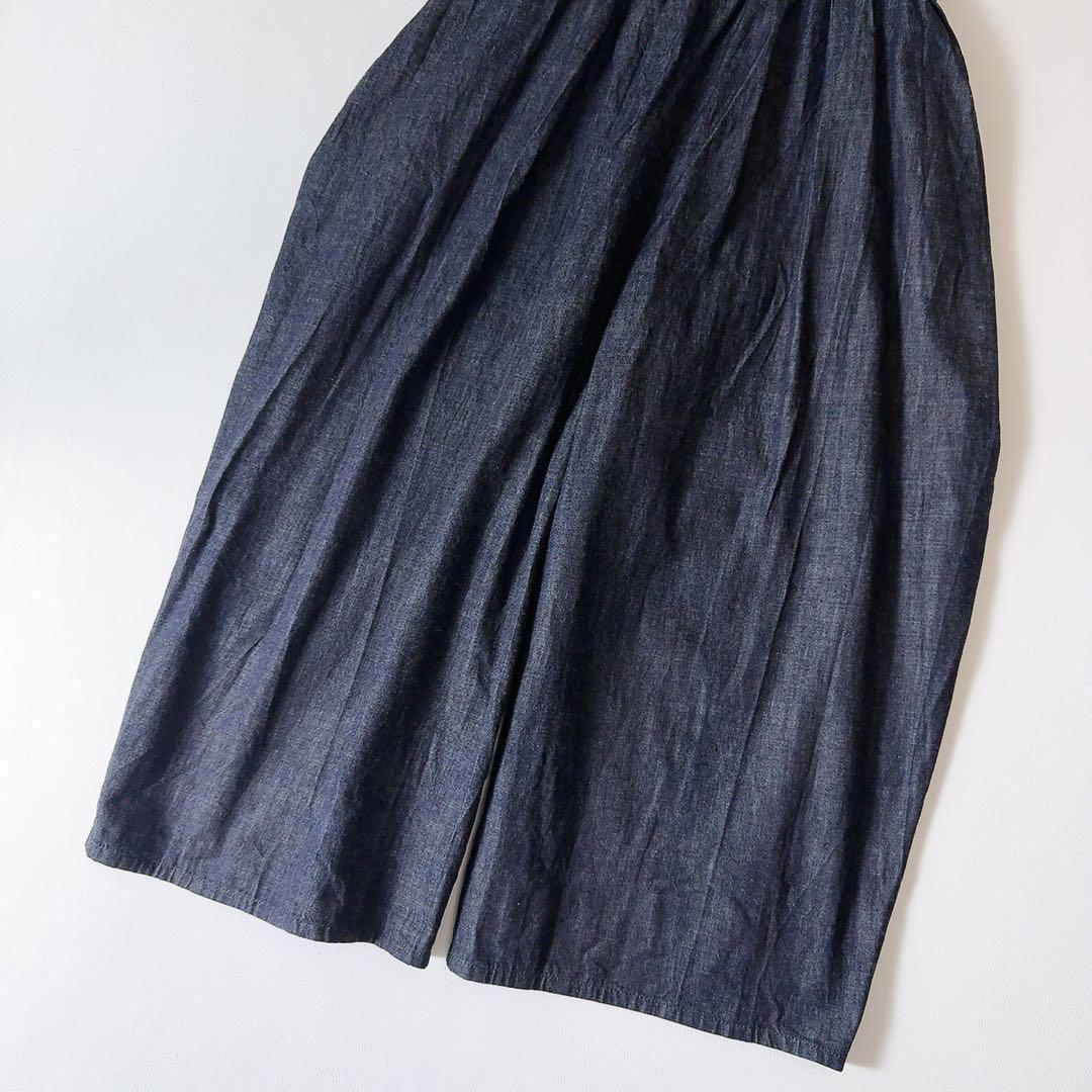 未使用級ꕥイウエンマトフ ドラマ 松本若菜さん着用 デニムビスチェサロペット