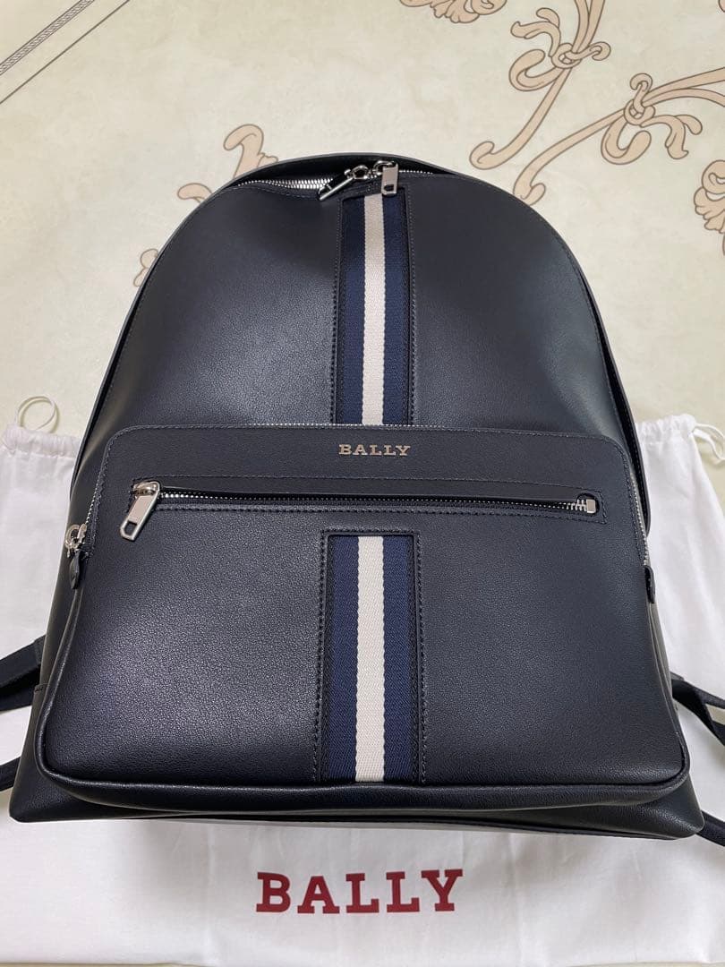 【新品】BALLY バックパック　✴︎保証期間内商品 BALLY】【リュックサック】バリー『レザー バッグパック』メンズ