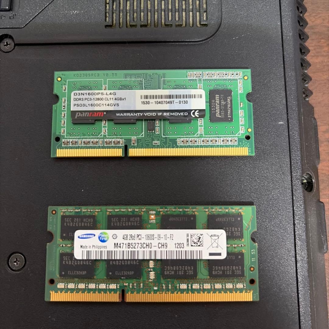 Samsung DDR3 4GB*2 1600MHz メモリ - メルカリ