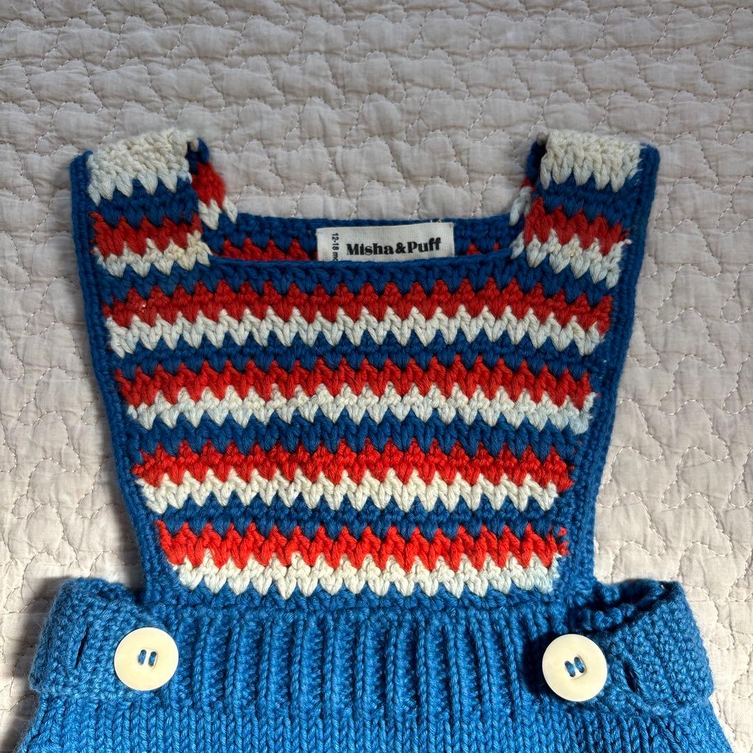 Misha & Puff ストライプ ニットロンパース - メルカリ