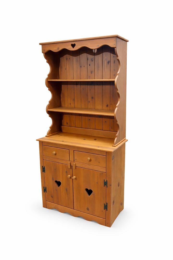 アンファン Enfant カントリー カップボード 食器棚 無垢調 木製収納