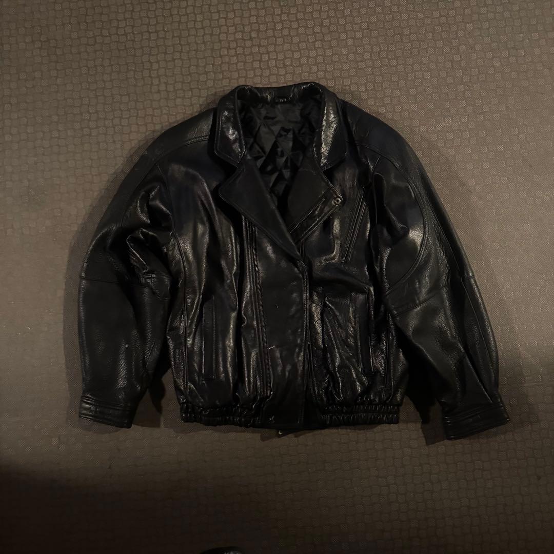 レザーライダースジャケット00s / 平成ギャル男 / Y2K / グランジ