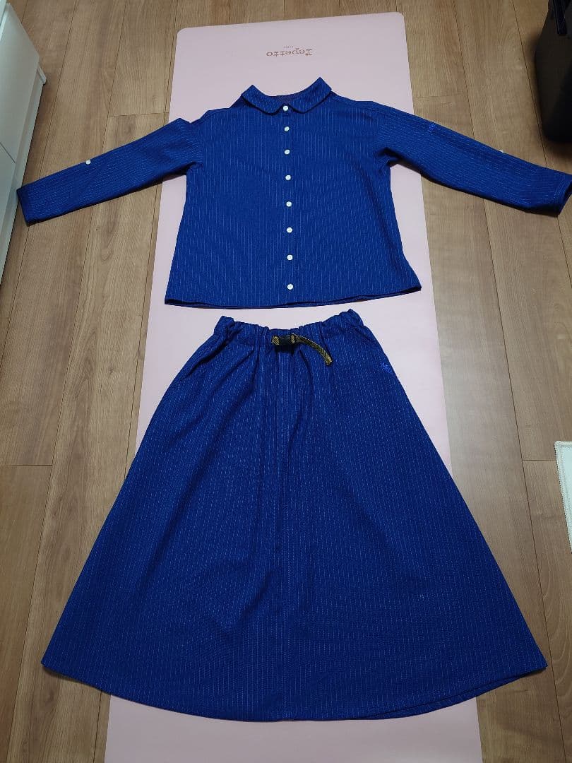 Marmot×四角友里コラボ ウィメンズシャツ＆ロングスカートトゥルー