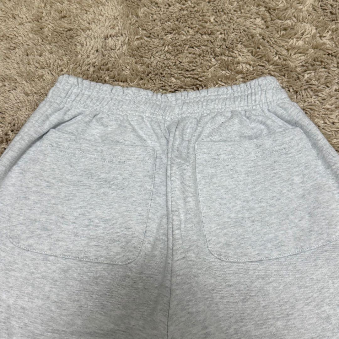 《美品》MOBB セットアップ スウェット パーカー ライトグレー ロゴ 裏起毛