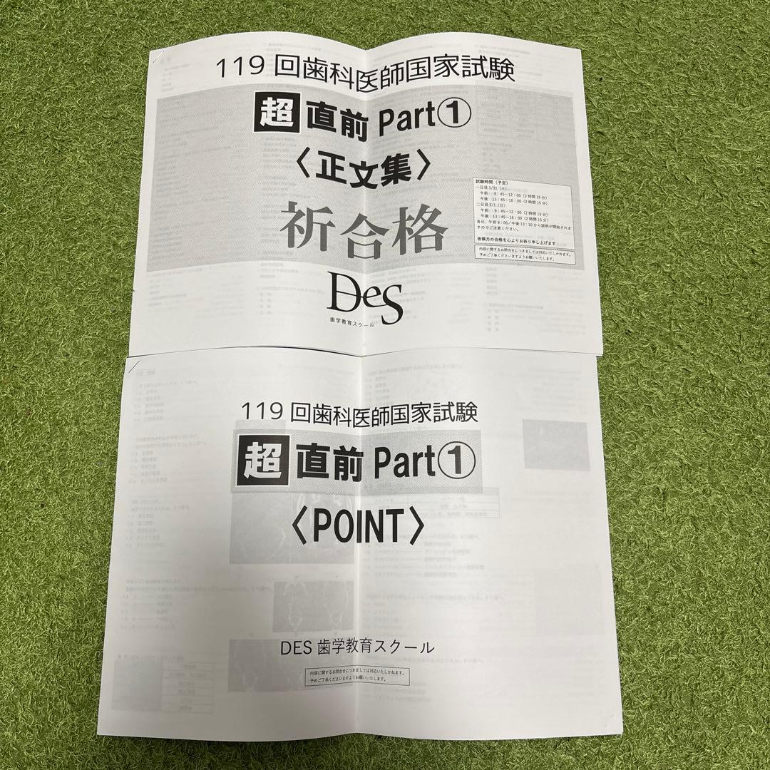 119回 歯科医師国家試験 DES 直前まとめ - メルカリ