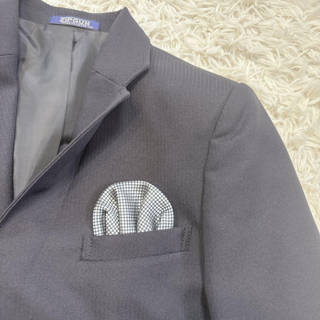 未使用級✨️ZIPGUN 男の子 卒業 フォーマルスーツ 豪華5点セット 160