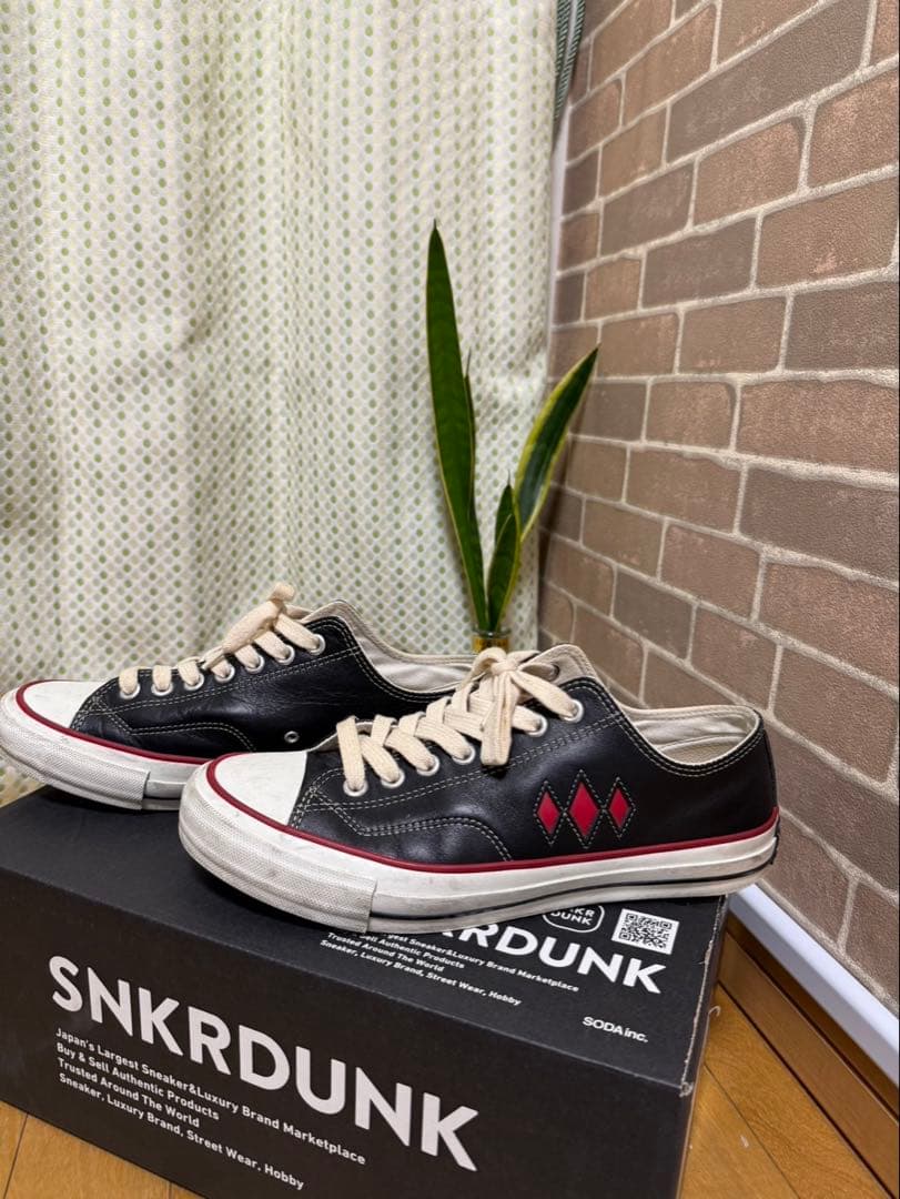 激レア　フラッドヘッド　90 HD ブラック/ホワイト スニーカー 26.5cm