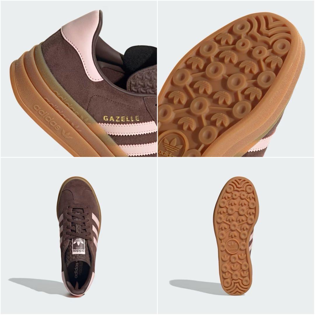 adidas ガゼル ボールド GAZELLE BOLD ブラウン 23.5cm - メルカリ