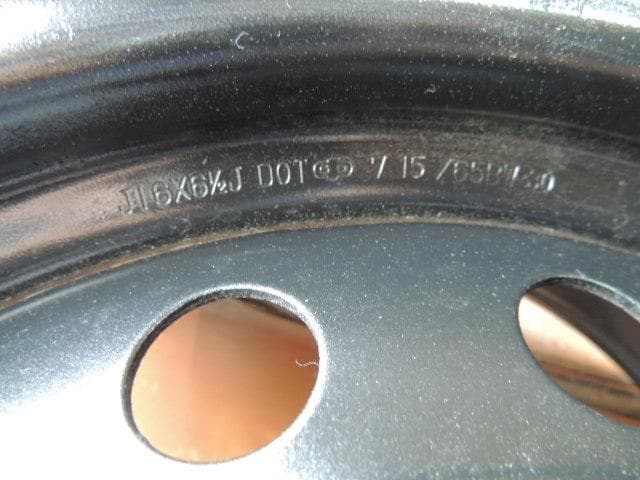 T223　16×6.5J　スチールホイール　4枚　PCD 114.3×5