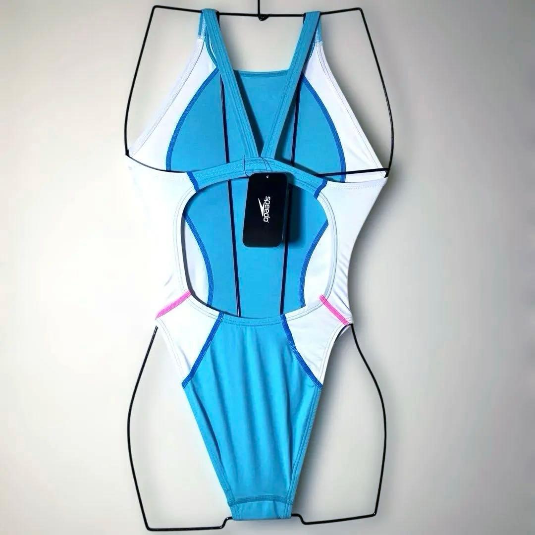 新品】speedo 競泳水着 レディース SD48A01 バリブルー M - メルカリ