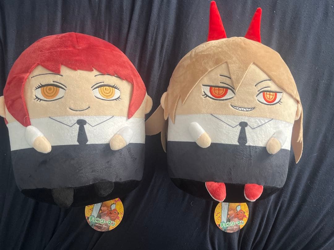 チェンソーマンころっとクッション BIGぬいぐるみ マキマ＆パワー