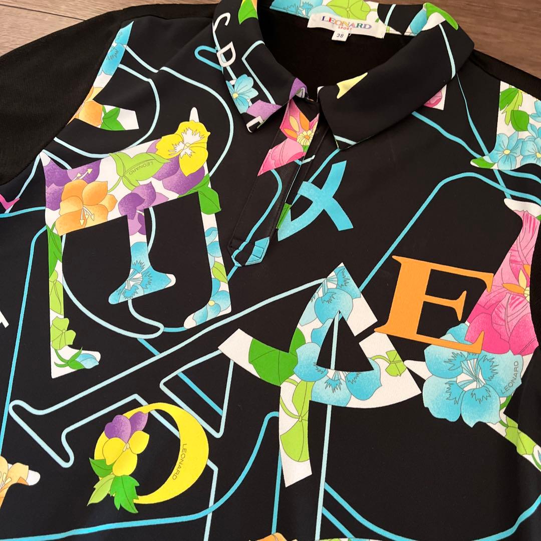 極美品LEONARD レオナール 花柄 トップス チュニック38 - メルカリ