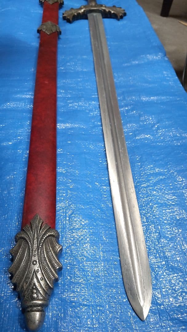 年末特価】金属製 模造刀 西洋剣 ドラゴンソード - メルカリ