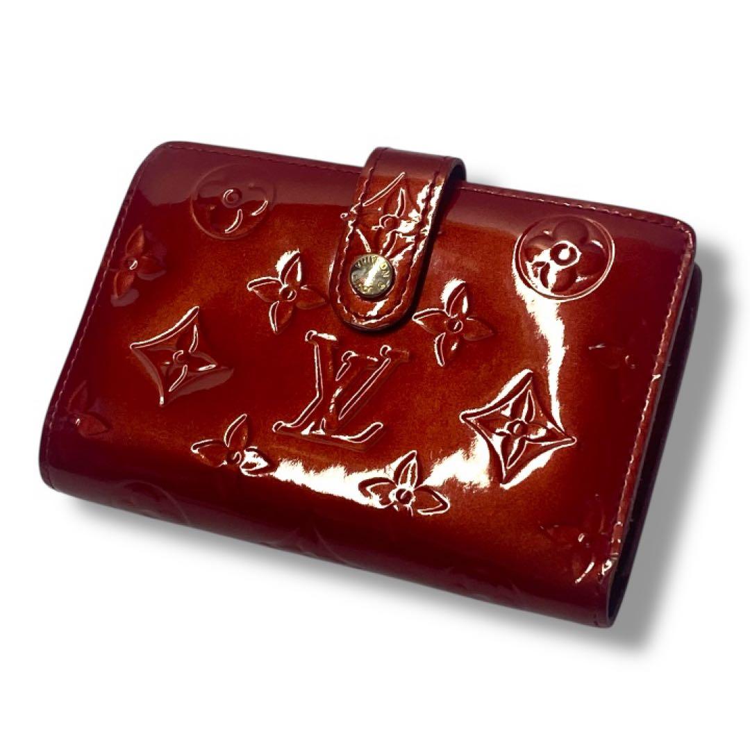 LOUIS VUITTON ルイヴィトン　折り財布　がま口 ヴェルニ LOUIS VUITTON ルイヴィトン ヴェルニ がま口 二つ折り財布 ウォレット