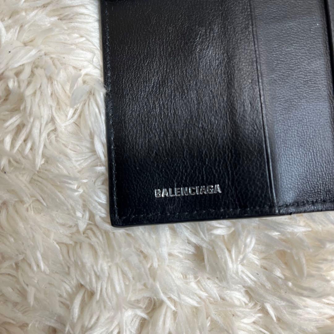 バレンシアガ BALENCIAGA キーケース 6連フック ドット 水玉 レザー