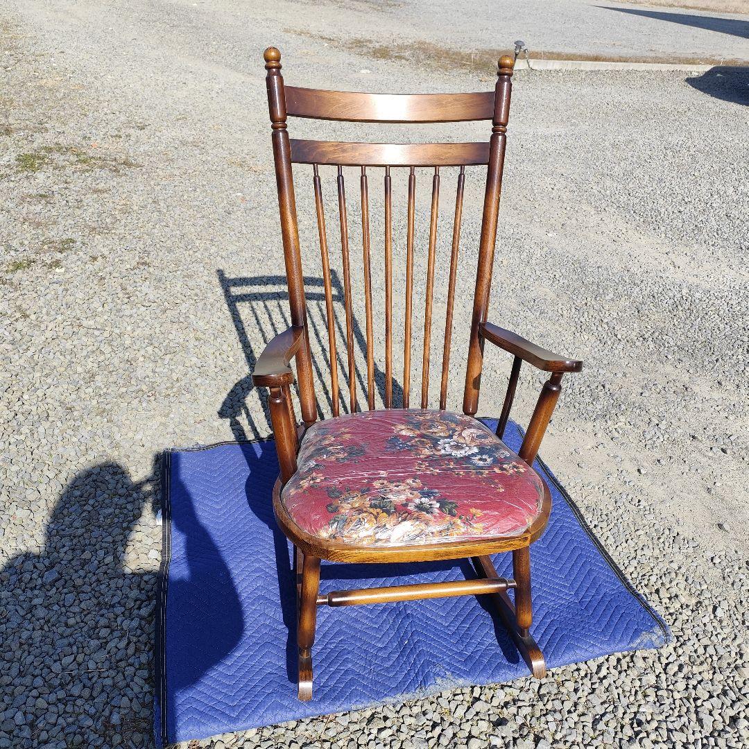 家具 東洋ファニチャー ロッキングチェア 揺り椅子 椅子 レトロ - メルカリ