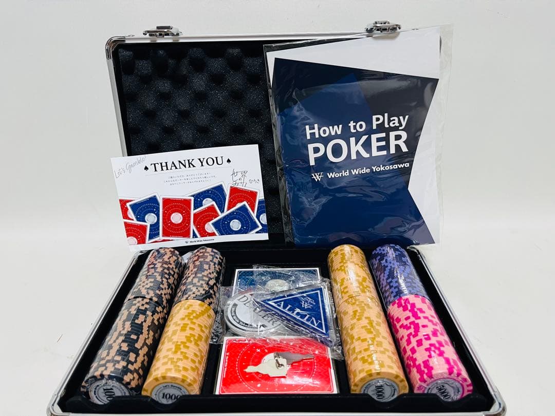 世界のヨコサワ　ポーカーセット　ハードケース付き オリジナルポーカーセット – World Wide Yokosawa