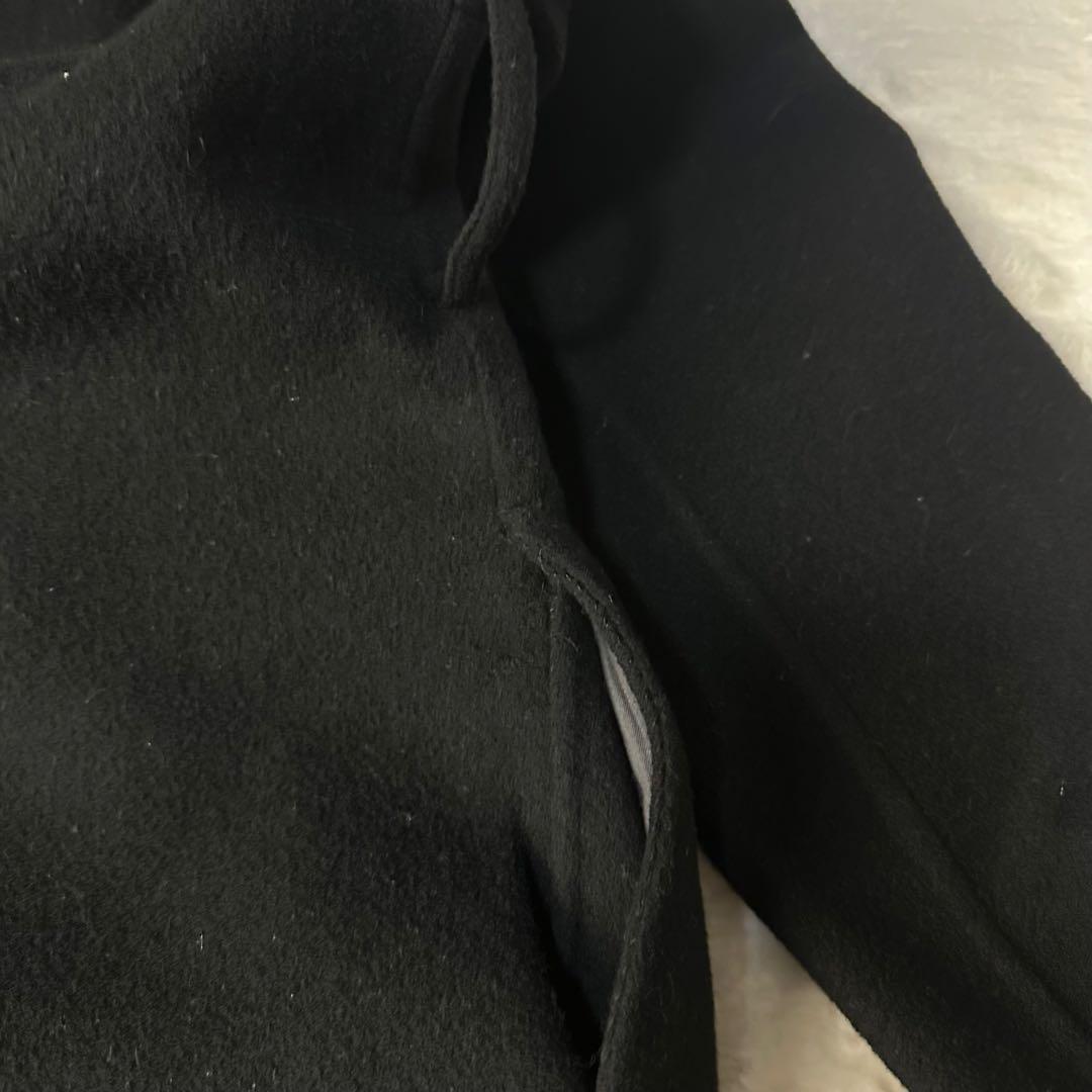 美品 YOHJI YAMAMOTO 黒 チェスターロングコート カシミア混 L - メルカリ