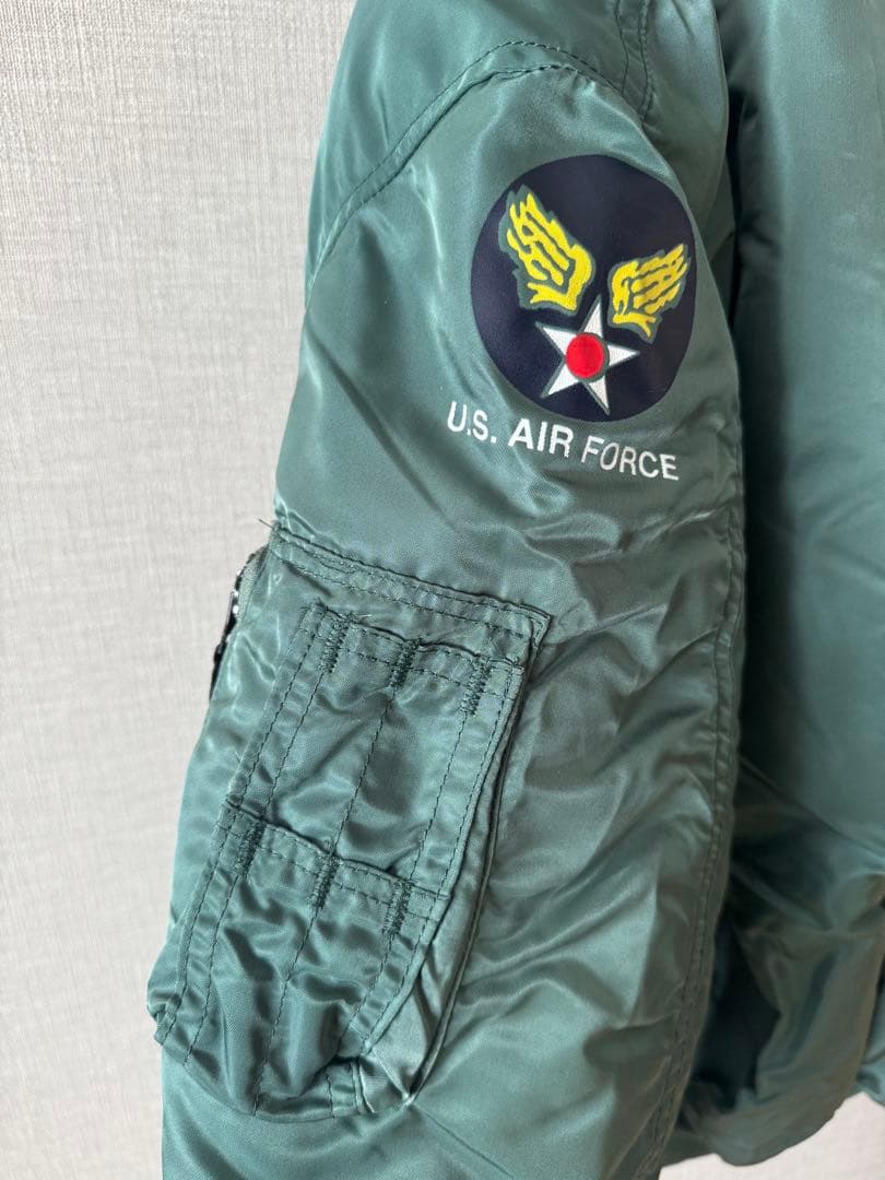 U.S. AIR FORCE MA-1 フライトジャケット オリーブグリーン - メルカリ