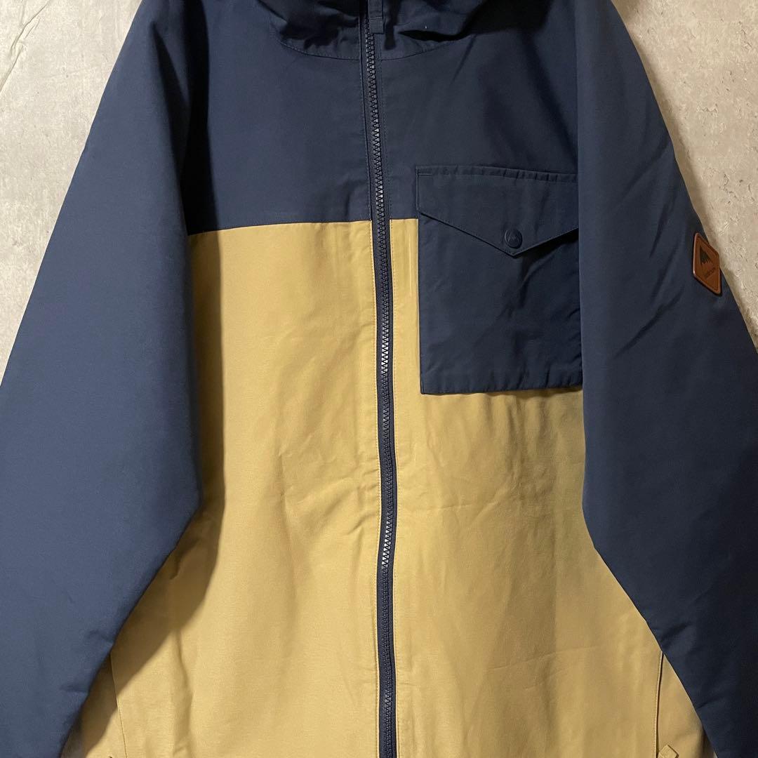 BURTONバートンスノーボードジャケットスキーウェアパーカー紺ネイビー