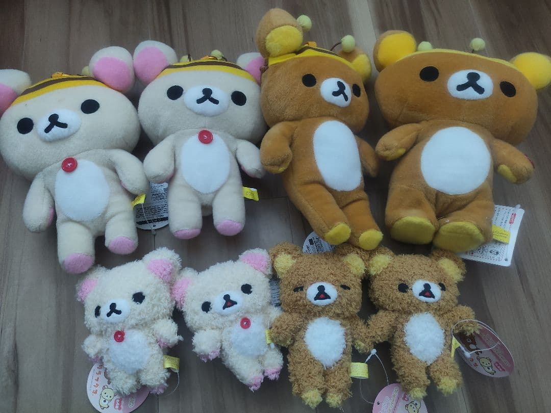 リラックマ　ぬいぐるみ　まとめ売り　大量セット⑤ Yahoo!オークション - リラックマ ぬいぐるみ 大量まとめ