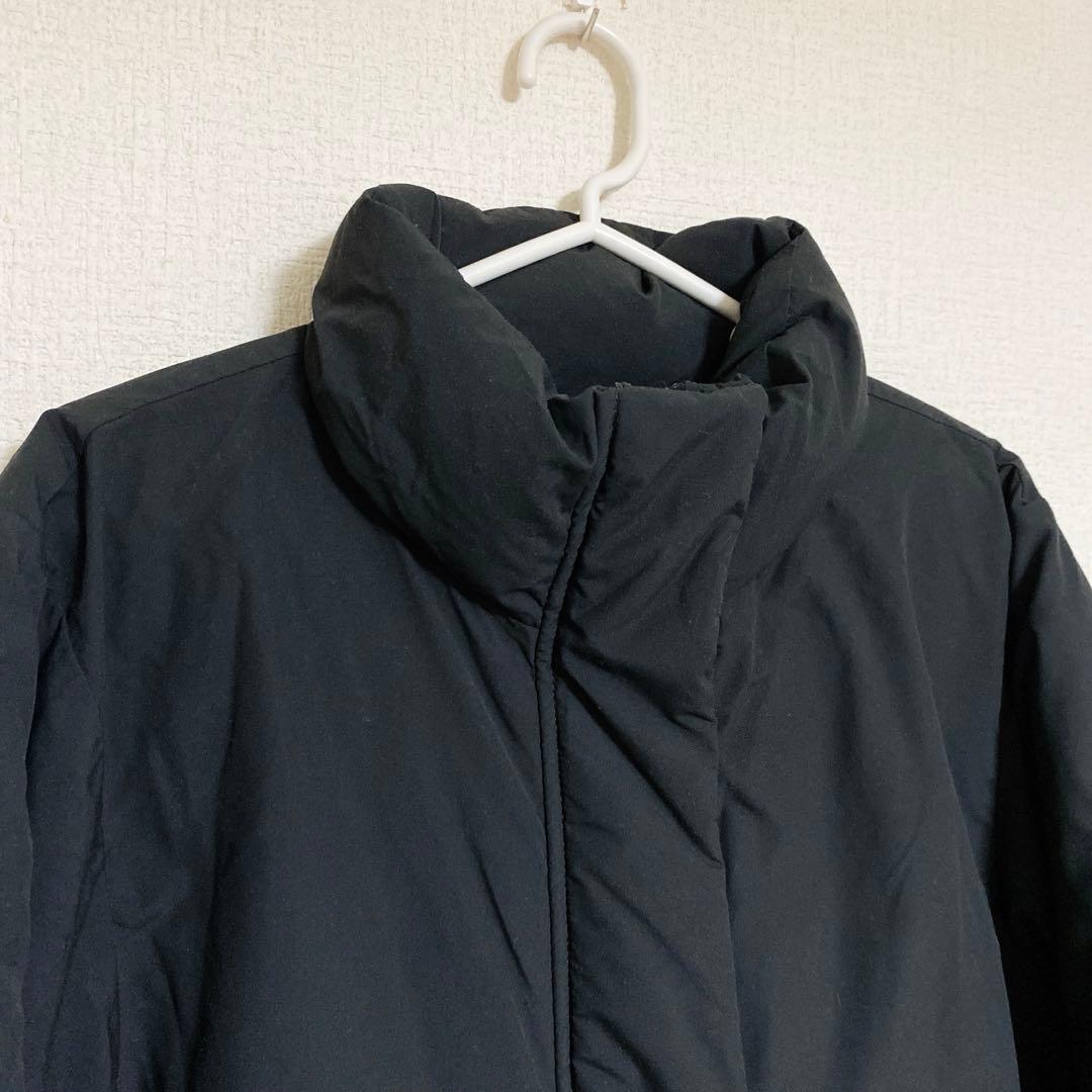 無印良品 MUJI 水を弾くスタンドカラーダウンコート S ブラック - メルカリ