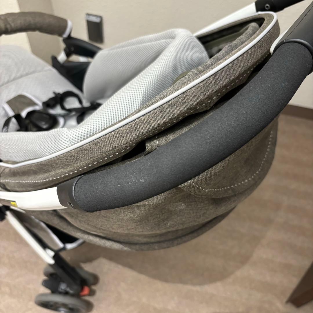 中古》西松屋ベビーカー デ・ヨーネ レジェ e OLIVE DENIM - メルカリ